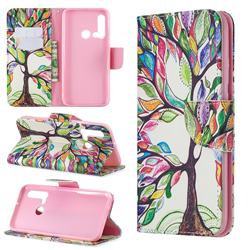 The Tree of Life Leather Wallet Case for Huawei nova 5i