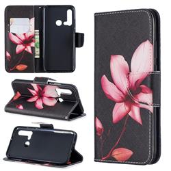 Lotus Flower Leather Wallet Case for Huawei nova 5i