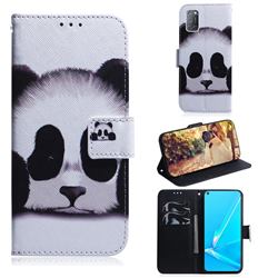 Sleeping Panda PU Leather Wallet Case for Oppo A52