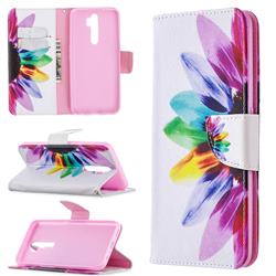Seven-color Flowers Leather Wallet Case for Oppo A5 (2020)