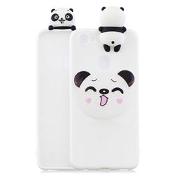 Smiley Panda Soft 3D Climbing Doll Soft Case for Oppo F7