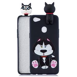 Staying Husky Soft 3D Climbing Doll Soft Case for Oppo F7