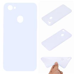 Candy Soft TPU Back Cover for Oppo F7 - White