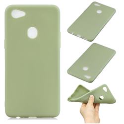 Candy Soft Silicone Phone Case for Oppo F7 - Pea Green