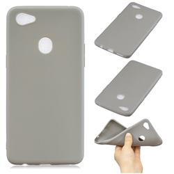 Candy Soft Silicone Phone Case for Oppo F7 - Gray