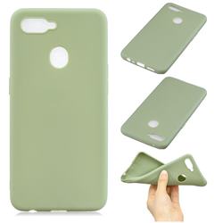 Candy Soft Silicone Phone Case for Oppo F9 (F9 Pro) - Pea Green