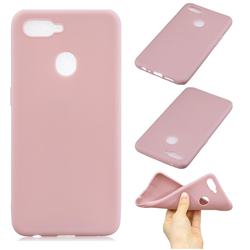 Candy Soft Silicone Phone Case for Oppo F9 (F9 Pro) - Lotus Pink