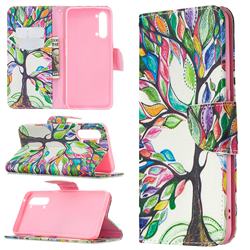 The Tree of Life Leather Wallet Case for Oppo Find X2 Lite