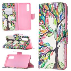 The Tree of Life Leather Wallet Case for Oppo Find X2 Neo