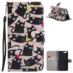 Cute Kitten Cat PU Leather Wallet Case for OnePlus 5