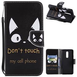 Cat Ears PU Leather Wallet Case for OnePlus 6