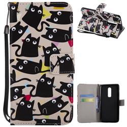 Cute Kitten Cat PU Leather Wallet Case for OnePlus 6
