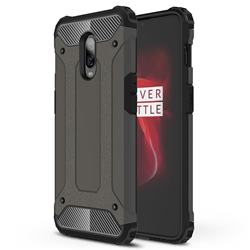 King Kong Armor Premium Shockproof Dual Layer Rugged Hard Cover for OnePlus 6T - Bronze