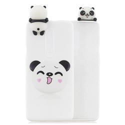 Smiley Panda Soft 3D Climbing Doll Soft Case for OnePlus 7 Pro
