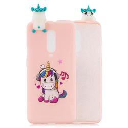 Music Unicorn Soft 3D Climbing Doll Soft Case for OnePlus 7 Pro