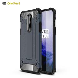 King Kong Armor Premium Shockproof Dual Layer Rugged Hard Cover for OnePlus 8 - Navy