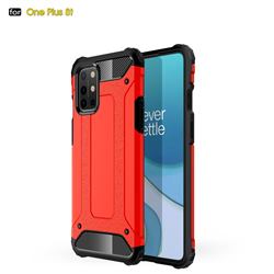 King Kong Armor Premium Shockproof Dual Layer Rugged Hard Cover for OnePlus 8T - Big Red