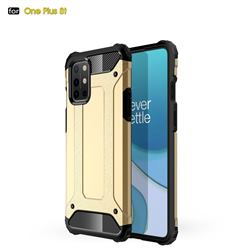 King Kong Armor Premium Shockproof Dual Layer Rugged Hard Cover for OnePlus 8T - Champagne Gold