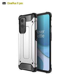 King Kong Armor Premium Shockproof Dual Layer Rugged Hard Cover for OnePlus 9 Pro - White