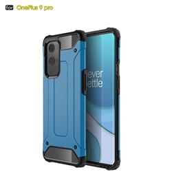 King Kong Armor Premium Shockproof Dual Layer Rugged Hard Cover for OnePlus 9 Pro - Sky Blue