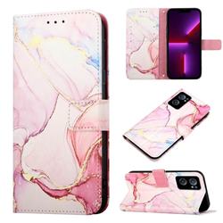 Rose Gold Marble Leather Wallet Protective Case for OnePlus Nord CE 2 5G