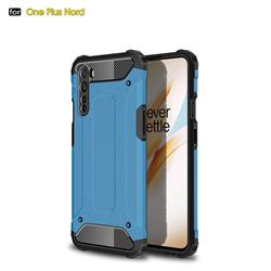 King Kong Armor Premium Shockproof Dual Layer Rugged Hard Cover for OnePlus Nord (OnePlus 8 NORD 5G, OnePlus Z) - Sky Blue