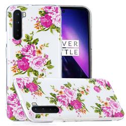 Peony Noctilucent Soft TPU Back Cover for OnePlus Nord (OnePlus 8 NORD 5G, OnePlus Z)