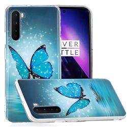 Butterfly Noctilucent Soft TPU Back Cover for OnePlus Nord (OnePlus 8 NORD 5G, OnePlus Z)