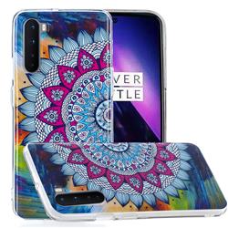 Colorful Sun Flower Noctilucent Soft TPU Back Cover for OnePlus Nord (OnePlus 8 NORD 5G, OnePlus Z)