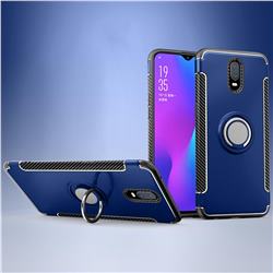 Armor Anti Drop Carbon PC + Silicon Invisible Ring Holder Phone Case for Oppo R17 - Sapphire