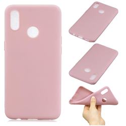 Candy Soft Silicone Phone Case for Oppo Realme 3 Pro - Lotus Pink