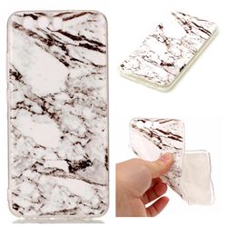 White Soft TPU Marble Pattern Case for Huawei P10