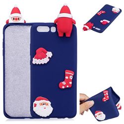 Navy Santa Claus Christmas Xmax Soft 3D Silicone Case for Huawei P10