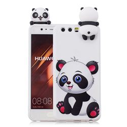 Panda Girl Soft 3D Climbing Doll Soft Case for Huawei P10