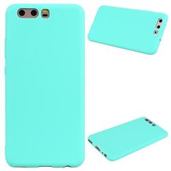 Candy Soft Silicone Protective Phone Case for Huawei P10 - Light Blue