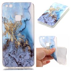 Sea Blue Soft TPU Marble Pattern Case for Huawei P10 Lite