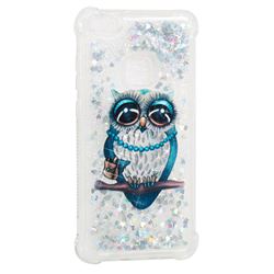 Sweet Gray Owl Dynamic Liquid Glitter Sand Quicksand Star TPU Case for Huawei P10 Lite P10Lite