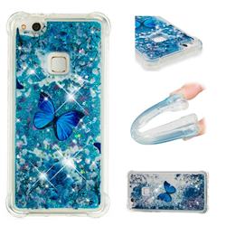 Flower Butterfly Dynamic Liquid Glitter Sand Quicksand Star TPU Case for Huawei P10 Lite P10Lite