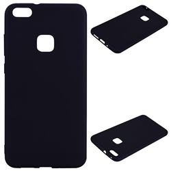 Candy Soft Silicone Protective Phone Case for Huawei P10 Lite P10Lite - Black