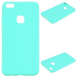 Candy Soft Silicone Protective Phone Case for Huawei P10 Lite P10Lite - Light Blue