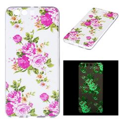 Peony Noctilucent Soft TPU Back Cover for Huawei P10 Plus