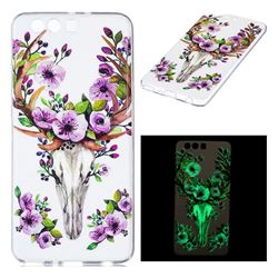 Sika Deer Noctilucent Soft TPU Back Cover for Huawei P10 Plus