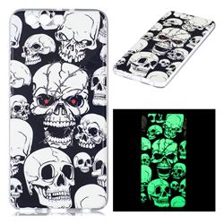 Red-eye Ghost Skull Noctilucent Soft TPU Back Cover for Huawei P10 Plus