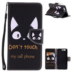 Cat Ears PU Leather Wallet Case for Huawei P10 Plus