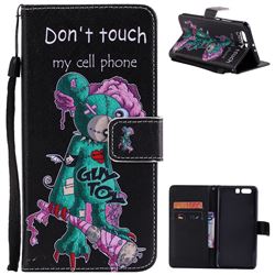 One Eye Mice PU Leather Wallet Case for Huawei P10 Plus