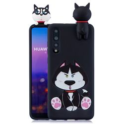 Staying Husky Soft 3D Climbing Doll Soft Case for Huawei P20