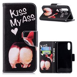 Lovely Pig Ass Leather Wallet Case for Huawei P20