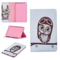 Owl Pilots Folio Stand Leather Wallet Case for Samsung Galaxy Tab A 8.0 2019 P200 (Tab A Plus 8)