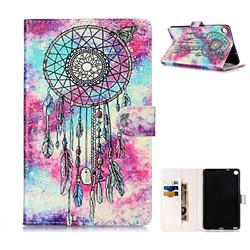 Butterfly Chimes Folio Flip Stand PU Leather Wallet Case for Samsung Galaxy Tab A 8.0 2019 P200 (Tab A Plus 8)