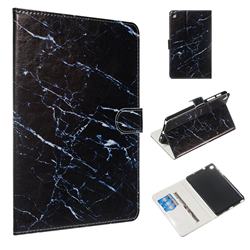 Black Marble Smooth Leather Tablet Wallet Case for Samsung Galaxy Tab A 8.0 2019 P200 (Tab A Plus 8)